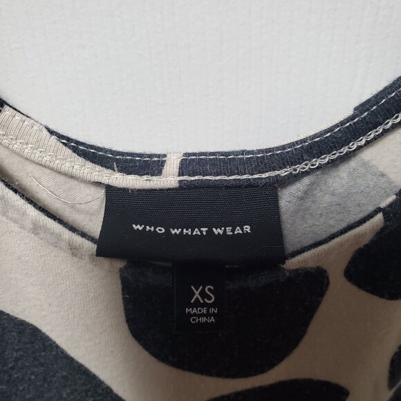 Who What Wear Giraffe Print Midi Dress | XS - Picture 2 of 4